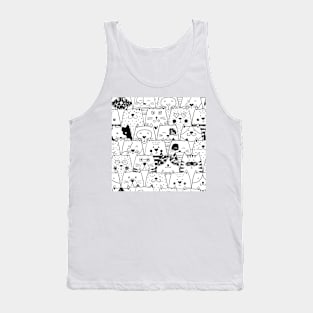 Doodle cats Tank Top